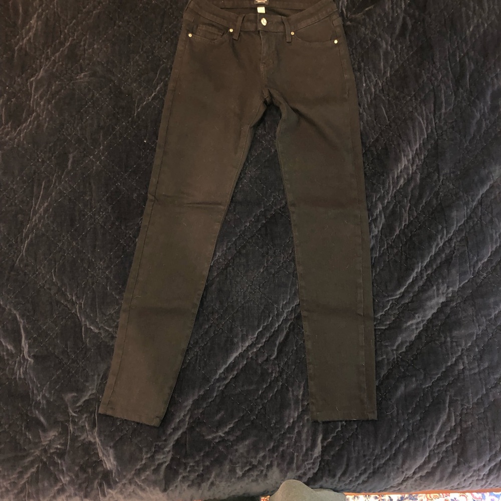 JUSTBLACK Connery Skinny Black Jeans 28